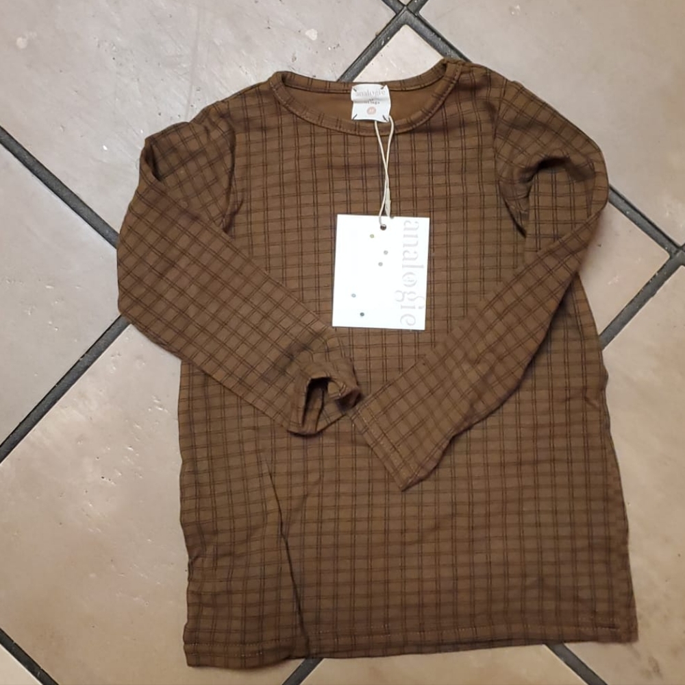 Analogie Checked Unisex Tee